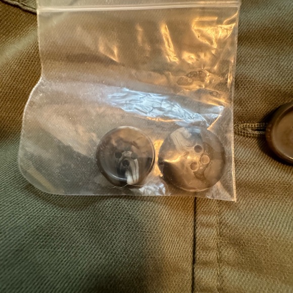 Talbots lightweight olive jacket. Size L - Picture 8 of 9